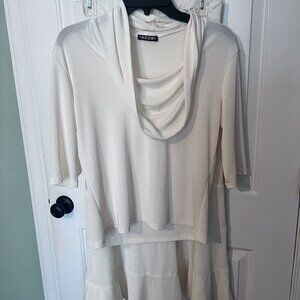 JACOBI New York Cow Neck Top & Maxi Skirt